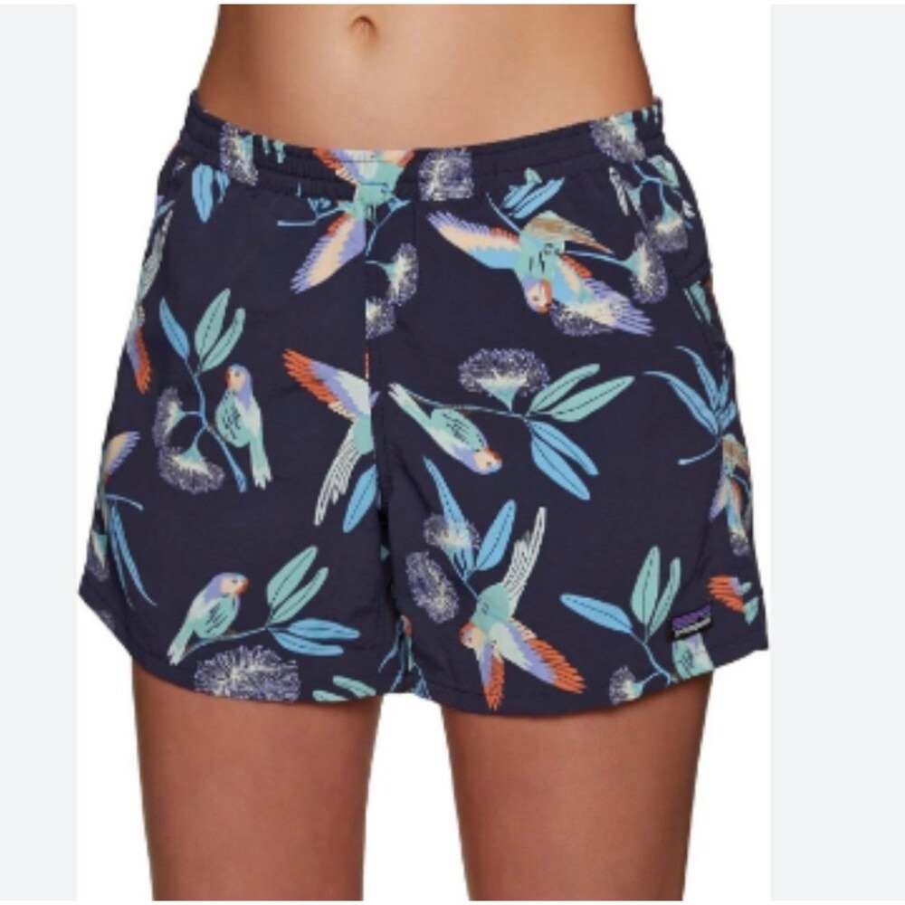 Patagonia Baggies Shorts Bundle – Aurea Blooms Floral & Parrots Navy